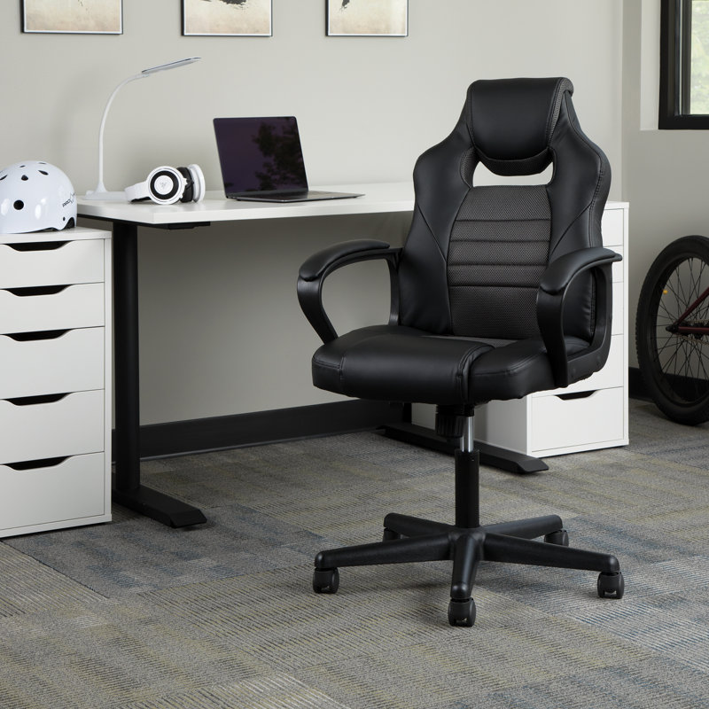 Latitude Run Ellingsworth Racing Style Ergonomic Genuine Leather Gaming